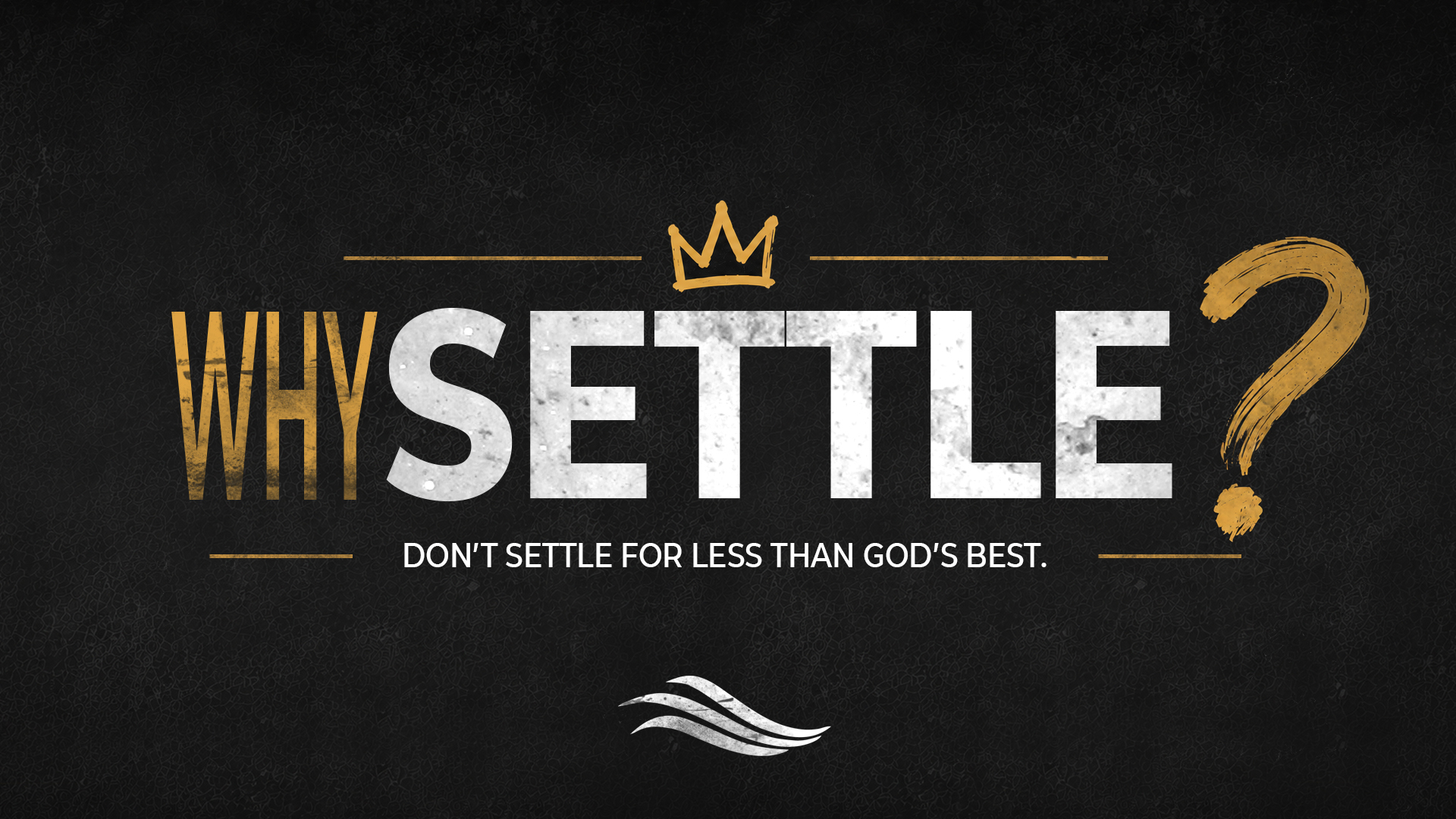 Settling for Less than God's Strength